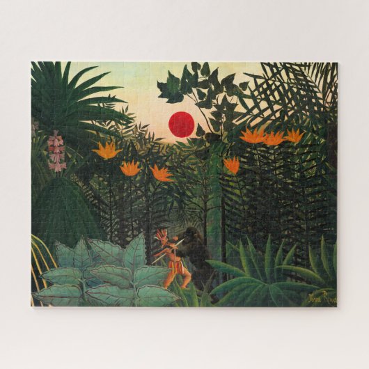 Puzzle Paysage tropical par Henri Rousseau (Horizontal)
