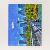 Puzzle Paysage urbain de Calgary. (Vertical)