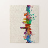 Puzzle Paysage urbain d'horizon de Cleveland Ohio (Vertical)