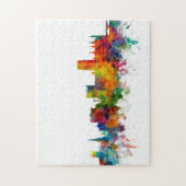 Puzzle Paysage urbain d'horizon de Durham Angleterre (Vertical)