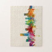 Puzzle Paysage urbain d'horizon de Ville d'Oklahoma (Vertical)