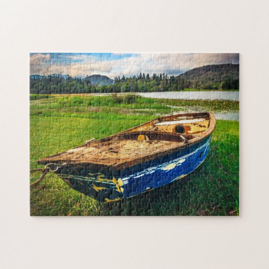 Puzzle Paysage vert de bateau (Horizontal)