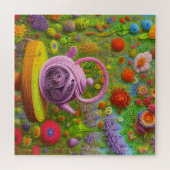 Puzzle Paysage Whimsical Quill Teapot (Horizontal)
