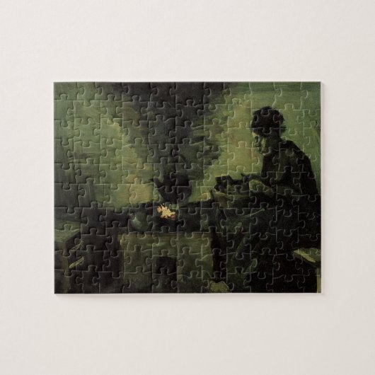 Puzzle Paysanne au coin du feu par Vincent van Gogh (Horizontal)