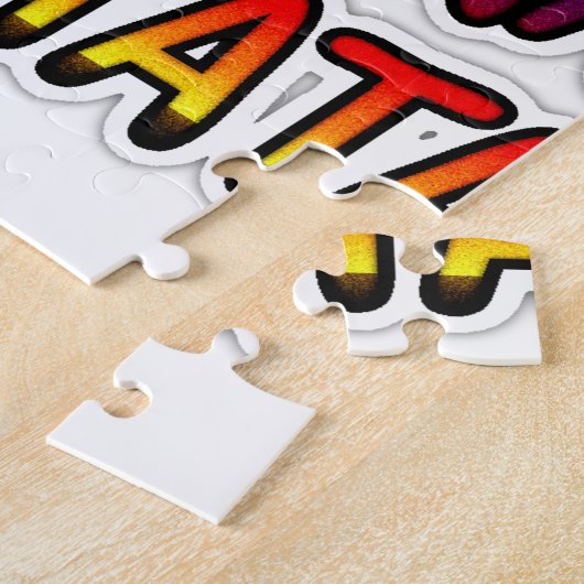 Puzzle Peace Hakuna Matata Gradient Art (Côté)