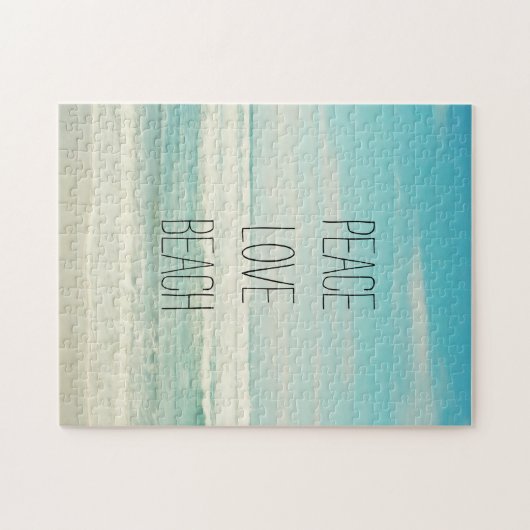 Puzzle Peace Love Beach (Horizontal)