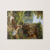 Puzzle Peaceful Countryside Garden Life (Horizontal)