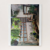 Puzzle Peaceful Courtyard Garden in Guatemala – Relaxing  (Vertical)