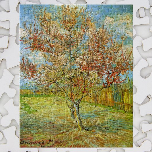 Puzzle Peach Tree rose en fleurs par Vincent van Gogh