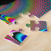 Puzzle Peackock un Delic - art de fractale (Côté)