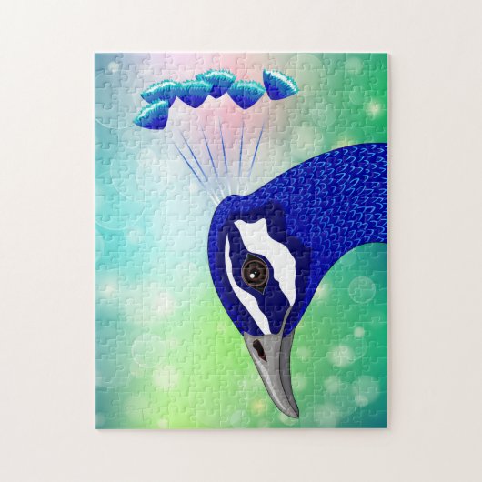 Puzzle Peacock (Vertical)