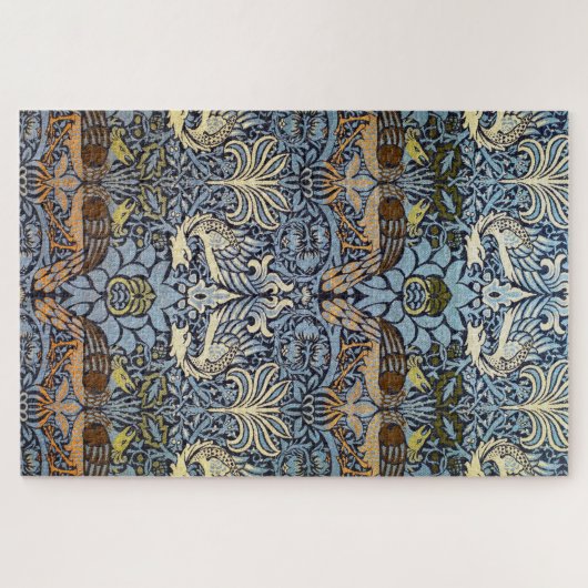 Puzzle Peacock et Dragon, William Morris (Horizontal)