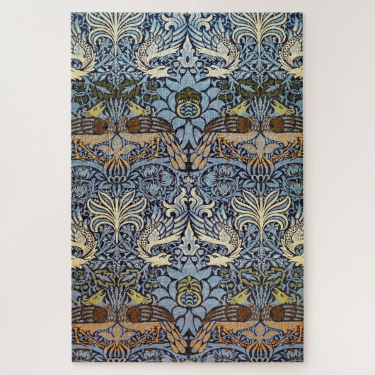 Puzzle Peacock et Dragon, William Morris (Vertical)