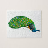 Puzzle Peacock Small (Horizontal)