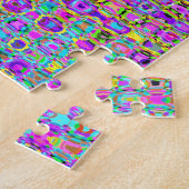 Puzzle Peacock violet (Côté)