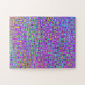 Puzzle Peacock violet (Horizontal)