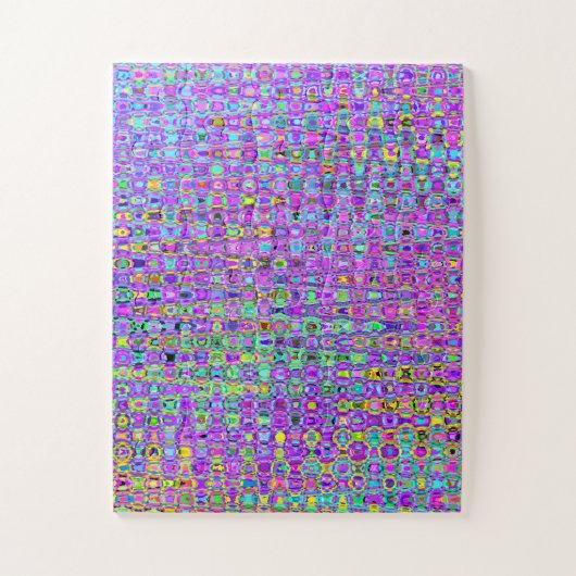 Puzzle Peacock violet (Vertical)