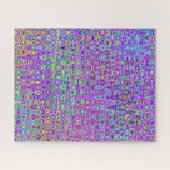 Puzzle Peacock violet (Horizontal)
