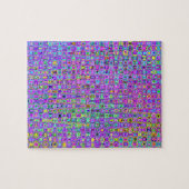 Puzzle Peacock violet (Horizontal)