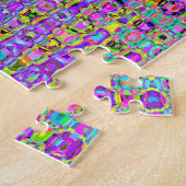 Puzzle Peacock violet (Côté)