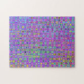 Puzzle Peacock violet (Horizontal)