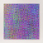 Puzzle Peacock violet (Horizontal)
