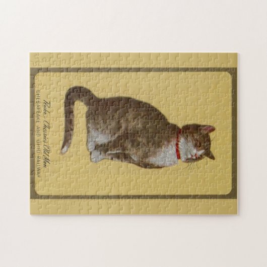 Puzzle Peake, le chat tabby de Chessie (Horizontal)
