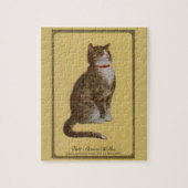 Puzzle Peake, le chat tabby de Chessie (Vertical)