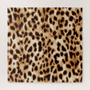 Puzzle Peau de léopard, authentique Motif de la faune.