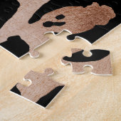 Puzzle Peau léopard : motif sans soudure. (Côté)
