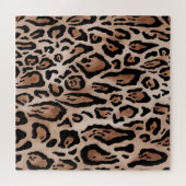 Puzzle Peau léopard : motif sans soudure. (Horizontal)