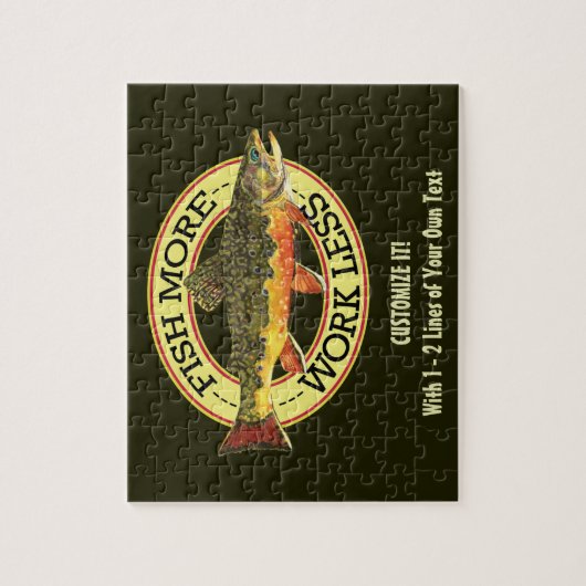 Puzzle Pêche à la mouche (Vertical)