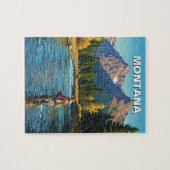 Puzzle Pêche à la mouche dans la rivière Yellowstone au M (Horizontal)