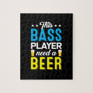 Puzzle Pêche Art Ce Fisher A Besoin D'Une Bière