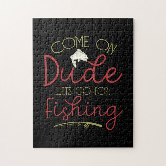 Puzzle Pêche Art Let Go To Fishing (Vertical)