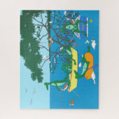 Puzzle Pêche aux alligators 16x20 (Vertical)