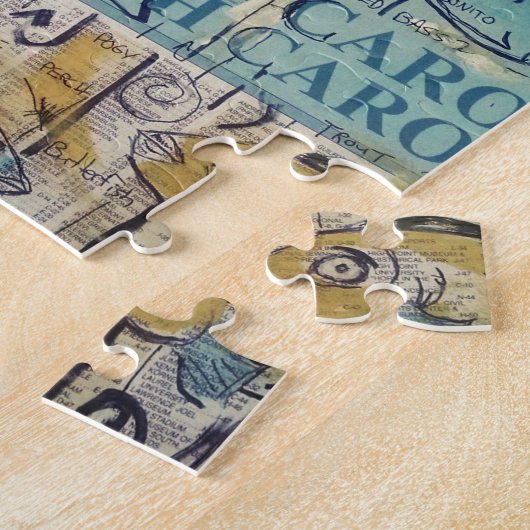 Puzzle pêche dans les carolinas (Côté)