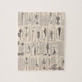 Puzzle Pêche leures Publicité Pêcheur Art (Vertical)