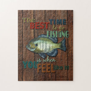 Puzzle Pêche rustique   Poisson rouge