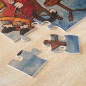 Puzzle Pêche sur glace de nuit (Côté)