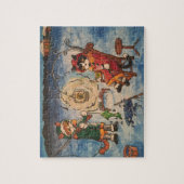 Puzzle Pêche sur glace de nuit (Vertical)