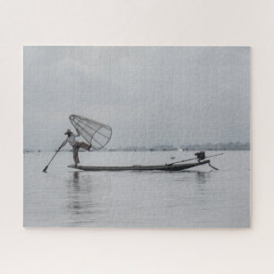Puzzle pêche sur le lac Inle