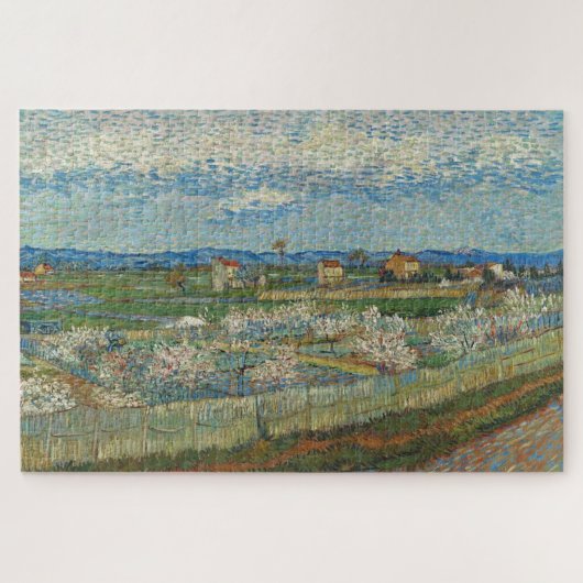 Puzzle Pêchers en fleurs de Van Gogh (Horizontal)