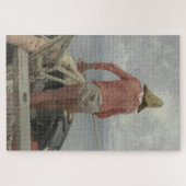 Puzzle Pêcheur dans son bateau (par Vincenzo Caprile) (Horizontal)