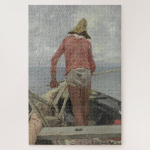 Puzzle Pêcheur dans son bateau (par Vincenzo Caprile)