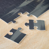 Puzzle Pêcheur en barque de bois (Côté)
