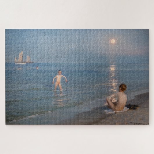 Puzzle Peder Severin Kroyer - Garçons Se baigner à Skagen (Horizontal)