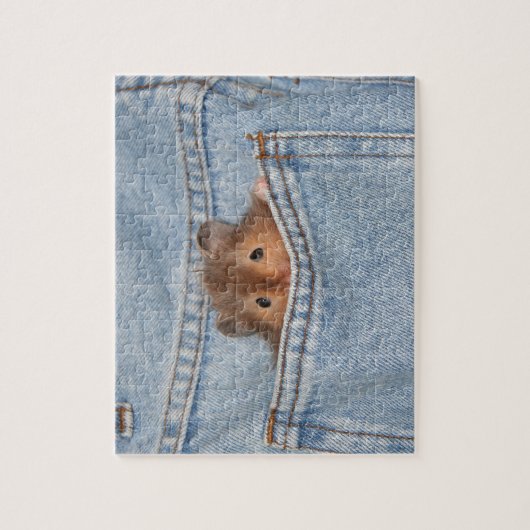 Puzzle Peekaboo Hamster (Vertical)