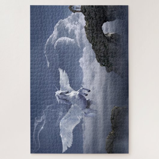 Puzzle Pégase dans les nuages (Vertical)