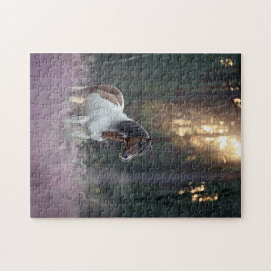 Puzzle Peindre un cheval dans un champ (Horizontal)